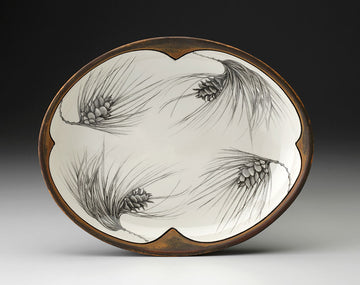 Pine Sprig Small Serving Dish