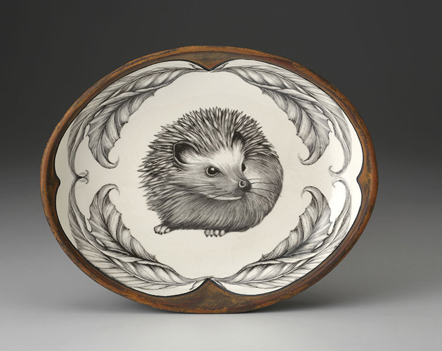 Hedgehog 2 Small Serving Dish | Brown