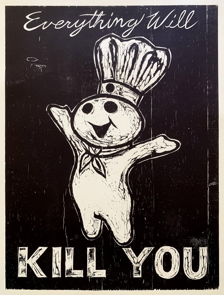 Doughboy 24x32 | Woodblock Print