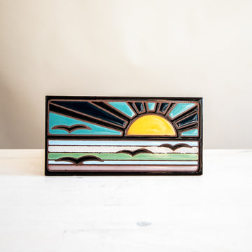 3x6 Retro Ocean - Blue Tile