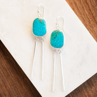 Blue Ridge Turquoise Dangle Earrings