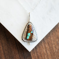 Royston Ribbon Turquoise Necklace no.1