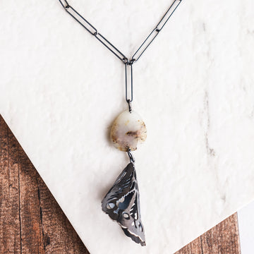 Agate Only Bones Necklace