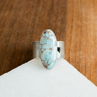 Size 9.5 | Sandhill Turquoise & Heart Cutout Ring