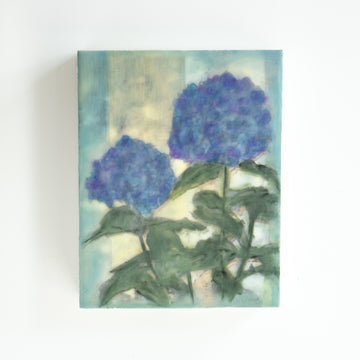 Hydrangeas | 6x8 Encaustic
