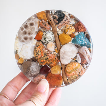 Coaster | Michigan Stones in Resin