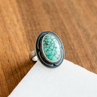 Size 5.25 | Egyptian Turquoise Anchor Ring