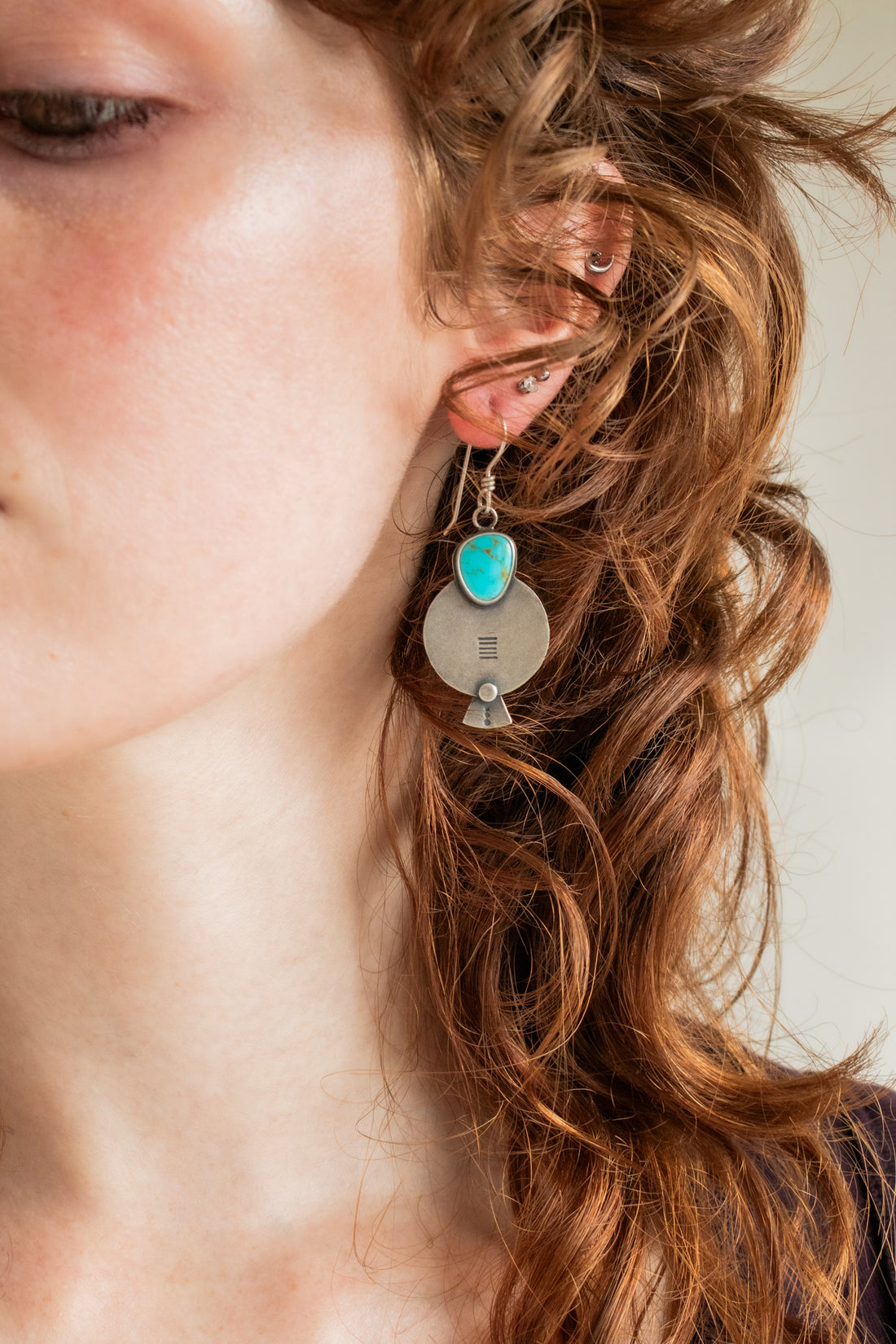 Sonoran Turquoise Deep Water Earrings