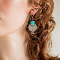 Sonoran Turquoise Deep Water Earrings