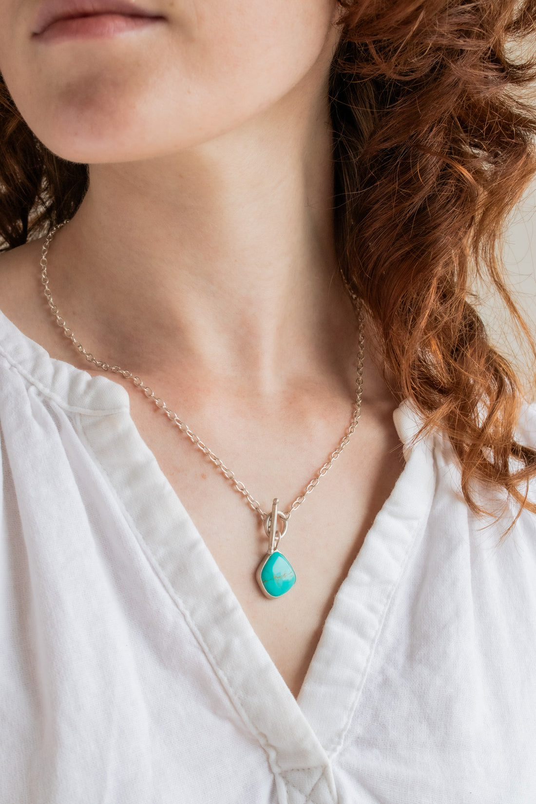 Royston Turquoise Toggle Necklace