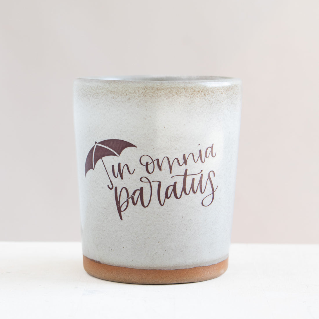 In Omnia Paratus Tumbler | Cream