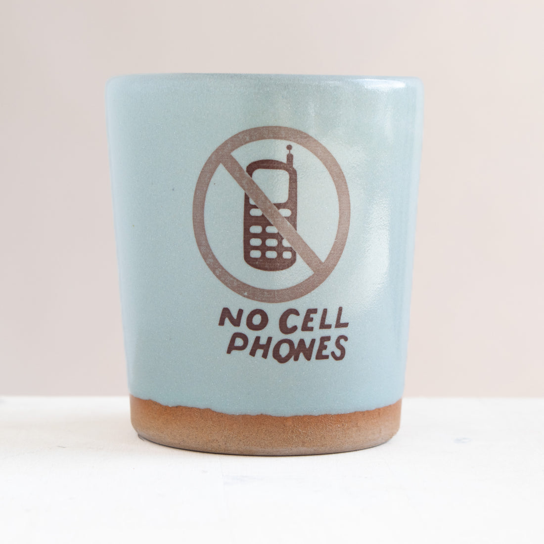 No Cell Phones Tumbler | Blue