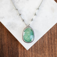 Kyanite Pinned Chain Necklace