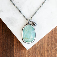 Kyanite with Pod Necklace