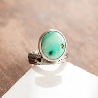 Size 5.5-6 | Turquoise Sand Cast Ring