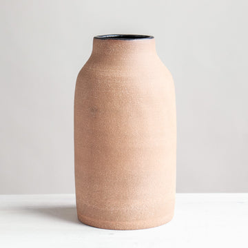 Brown Clay Vase | Medium