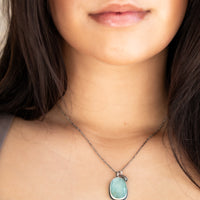 Kyanite with Pod Necklace