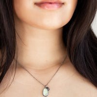 Prehnite with Pod Necklace no.1