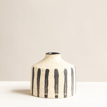 Vertical Striped Bud Vase
