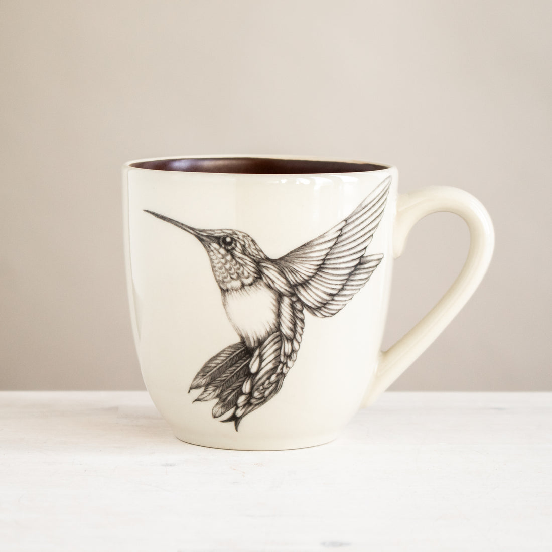 Hummingbird Mug | Brown