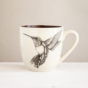 Hummingbird Mug | Brown