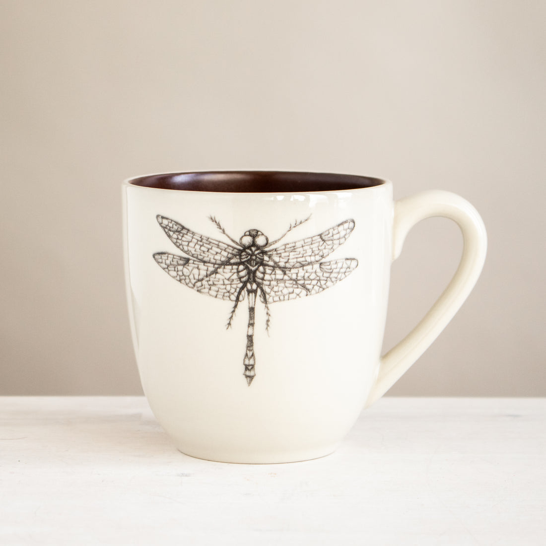 Dragonfly Mug | Brown