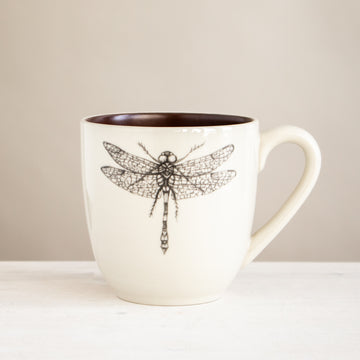 Dragonfly Mug | Brown