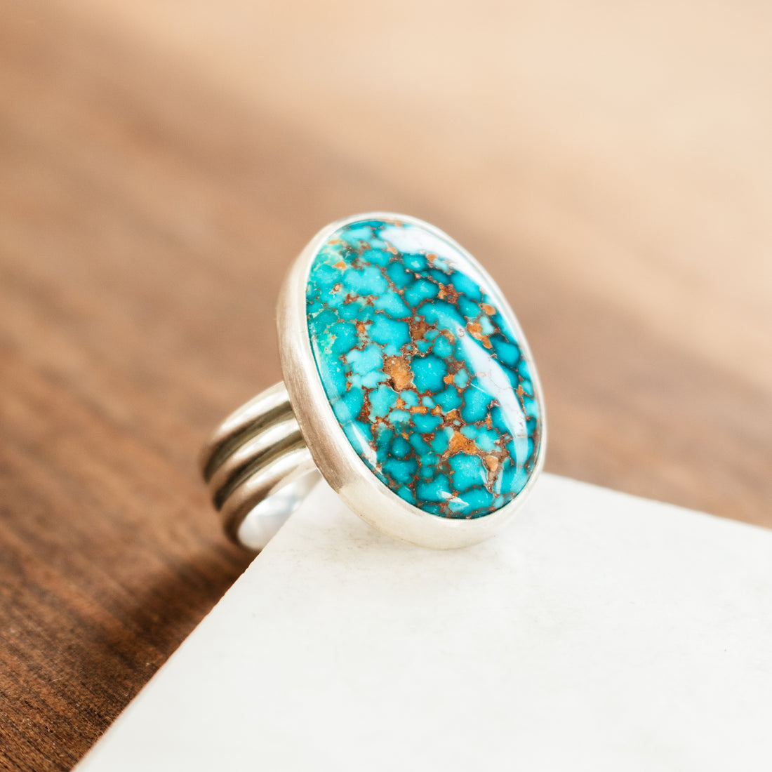 Size 8.5 | Catalina Turquoise Oval Ring
