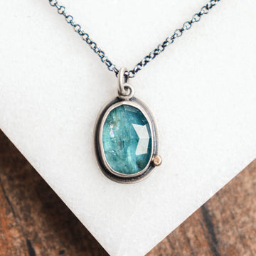 Paraiba Kyanite 14k Necklace