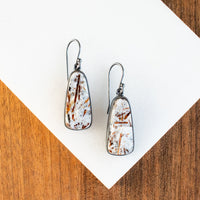 Trapezoid Astrophyllite Earrings