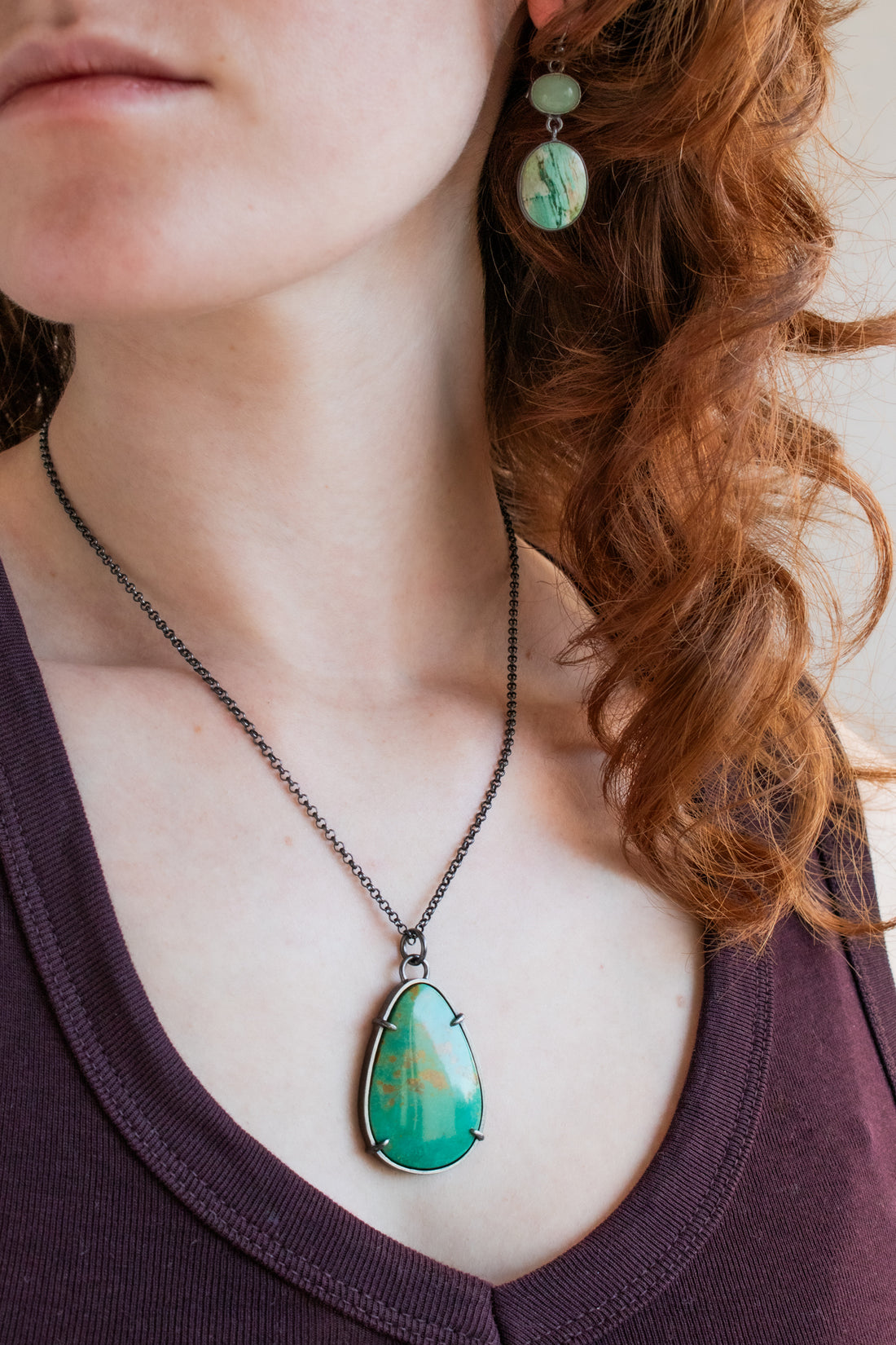 Large Sonoran Elisa Turquoise Necklace