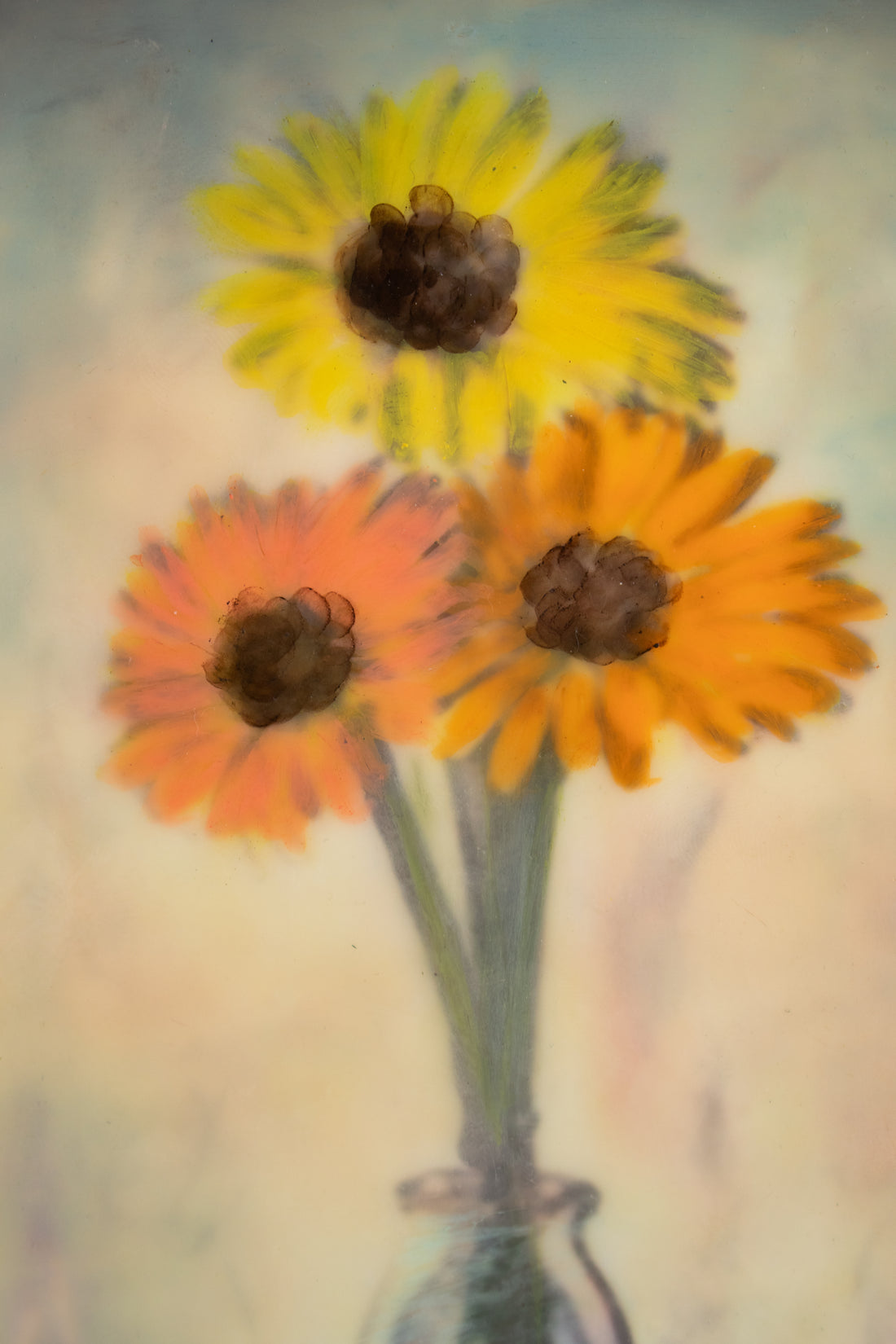 Gerbers | 6x8 Encaustic