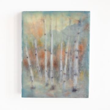 Birch Trees | 6x8 Encaustic