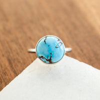 Size 6.75 | Golden Hills Turquoise Round Ring