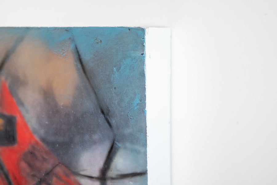 Cardinal  | 6x8 Encaustic