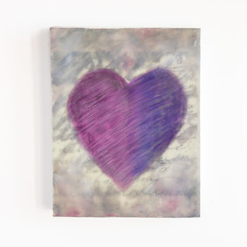 Heart | 6x8 Encaustic