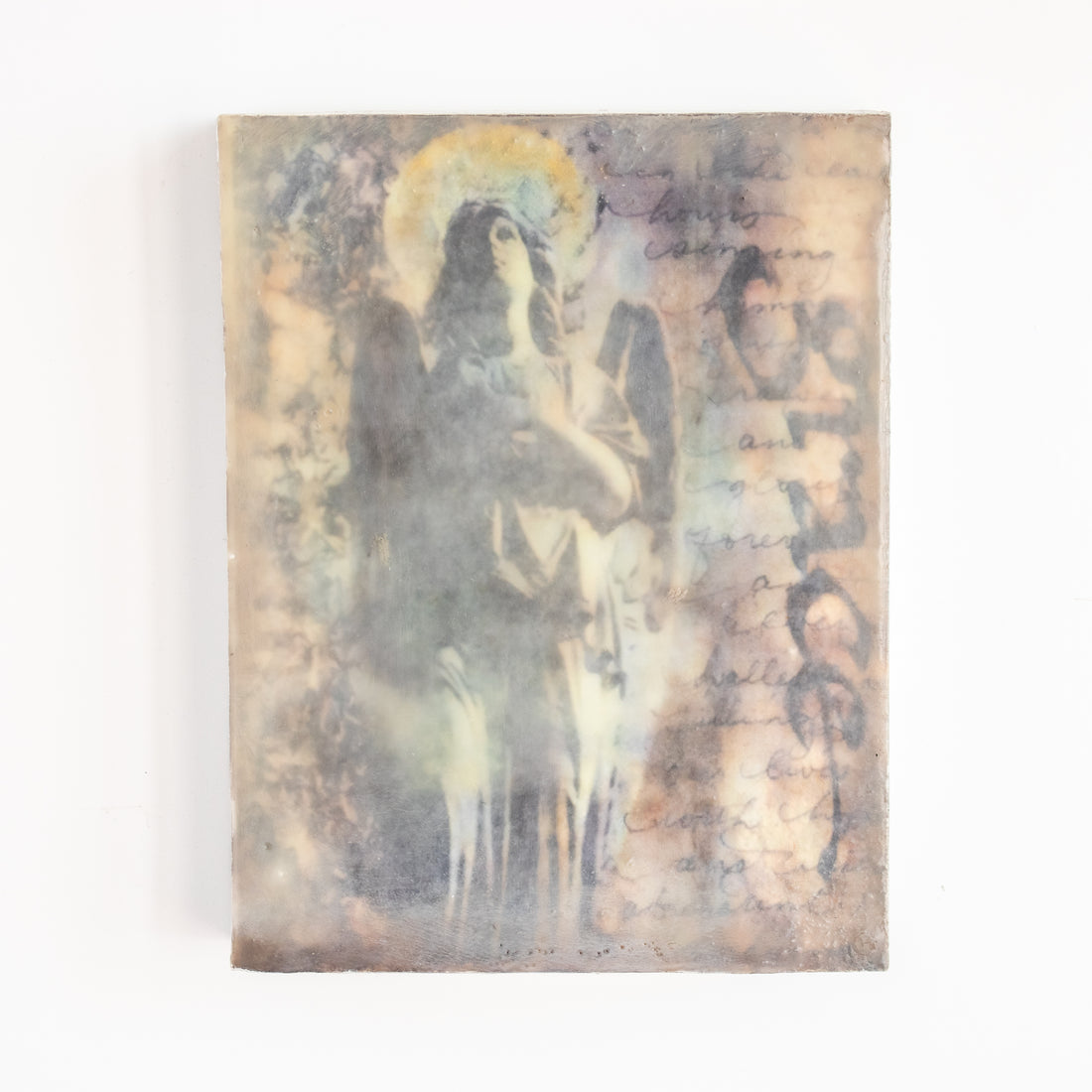 Grace Angel | 6x8 Encaustic