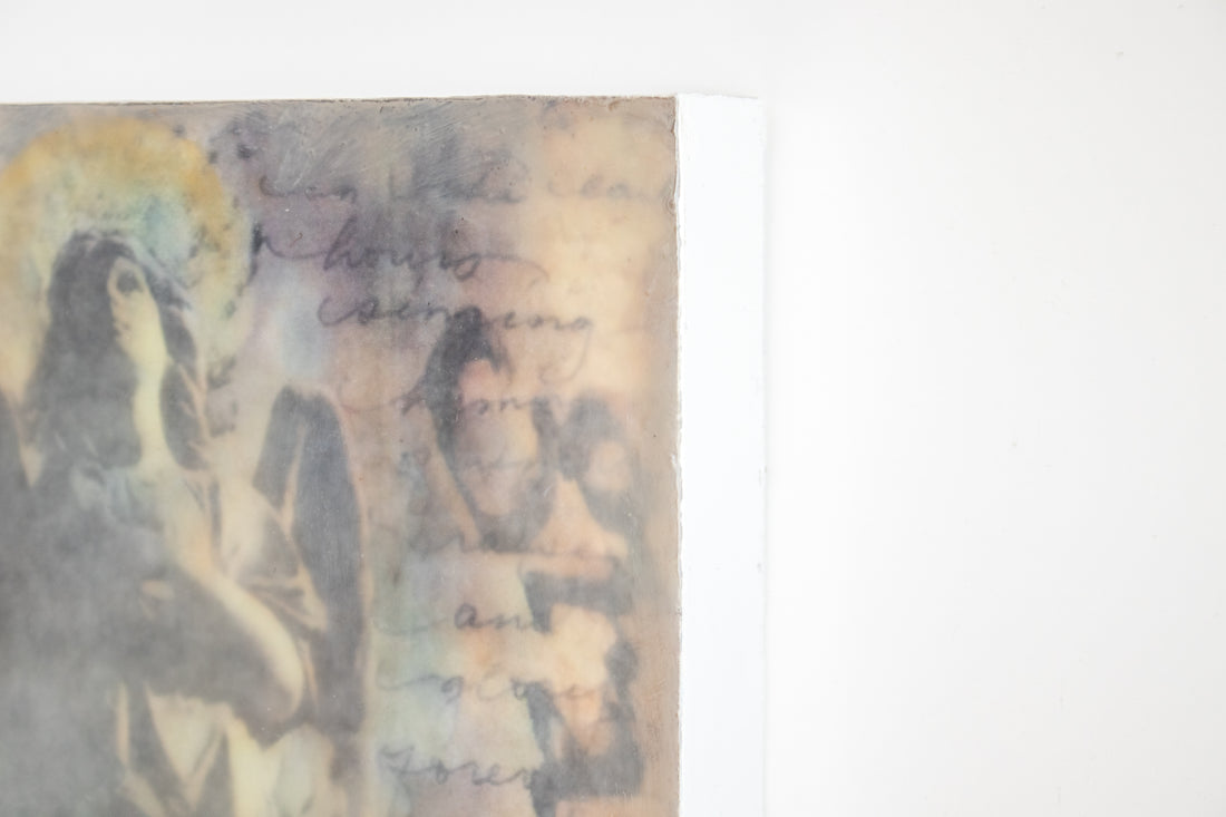 Grace Angel | 6x8 Encaustic