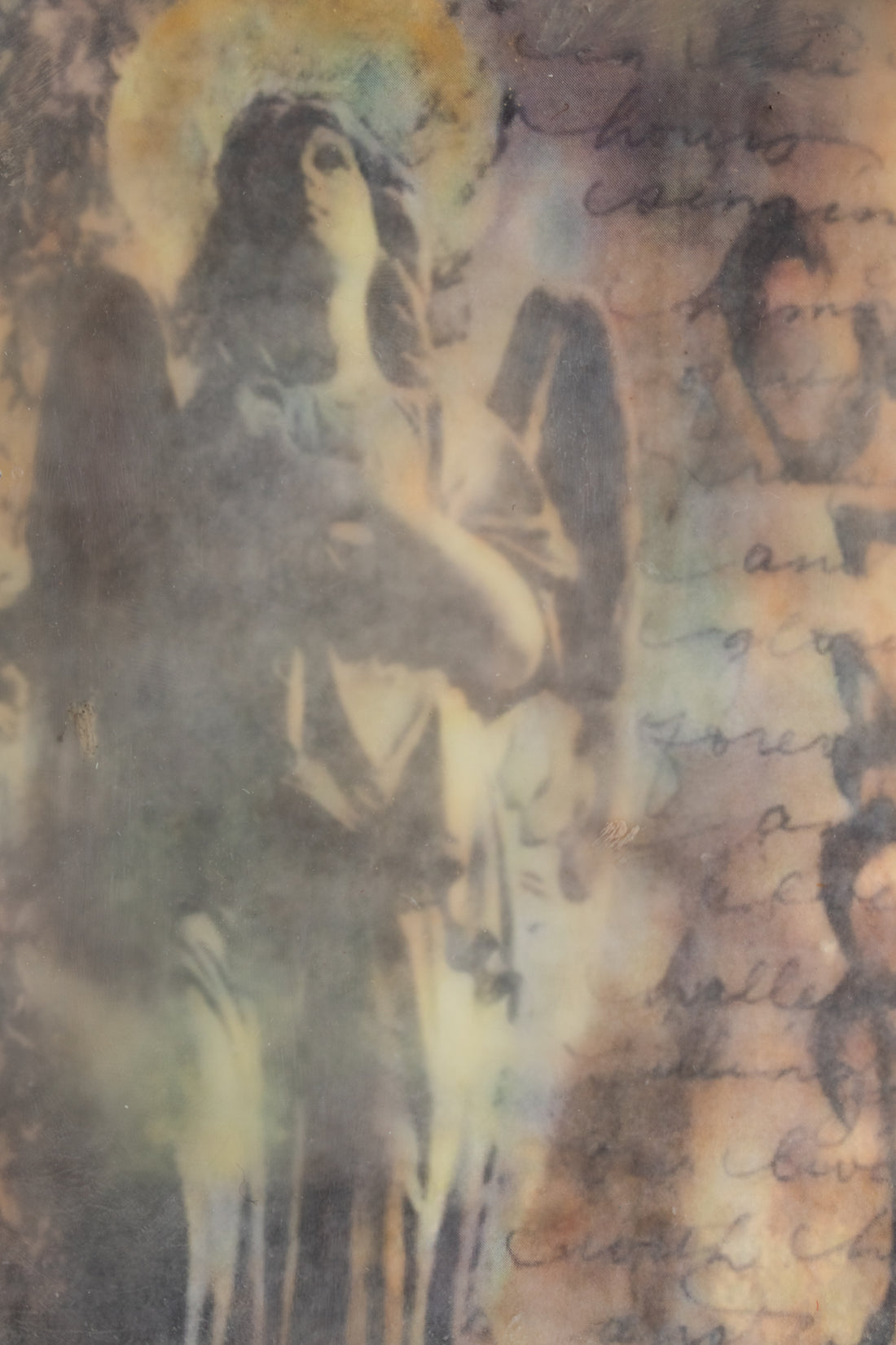Grace Angel | 6x8 Encaustic