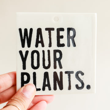 Water Your Plants Wall Tile
