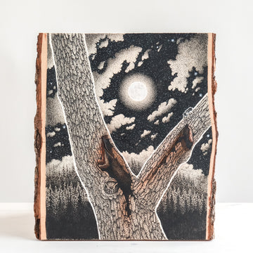 The Sentinel | Drawing on Wood