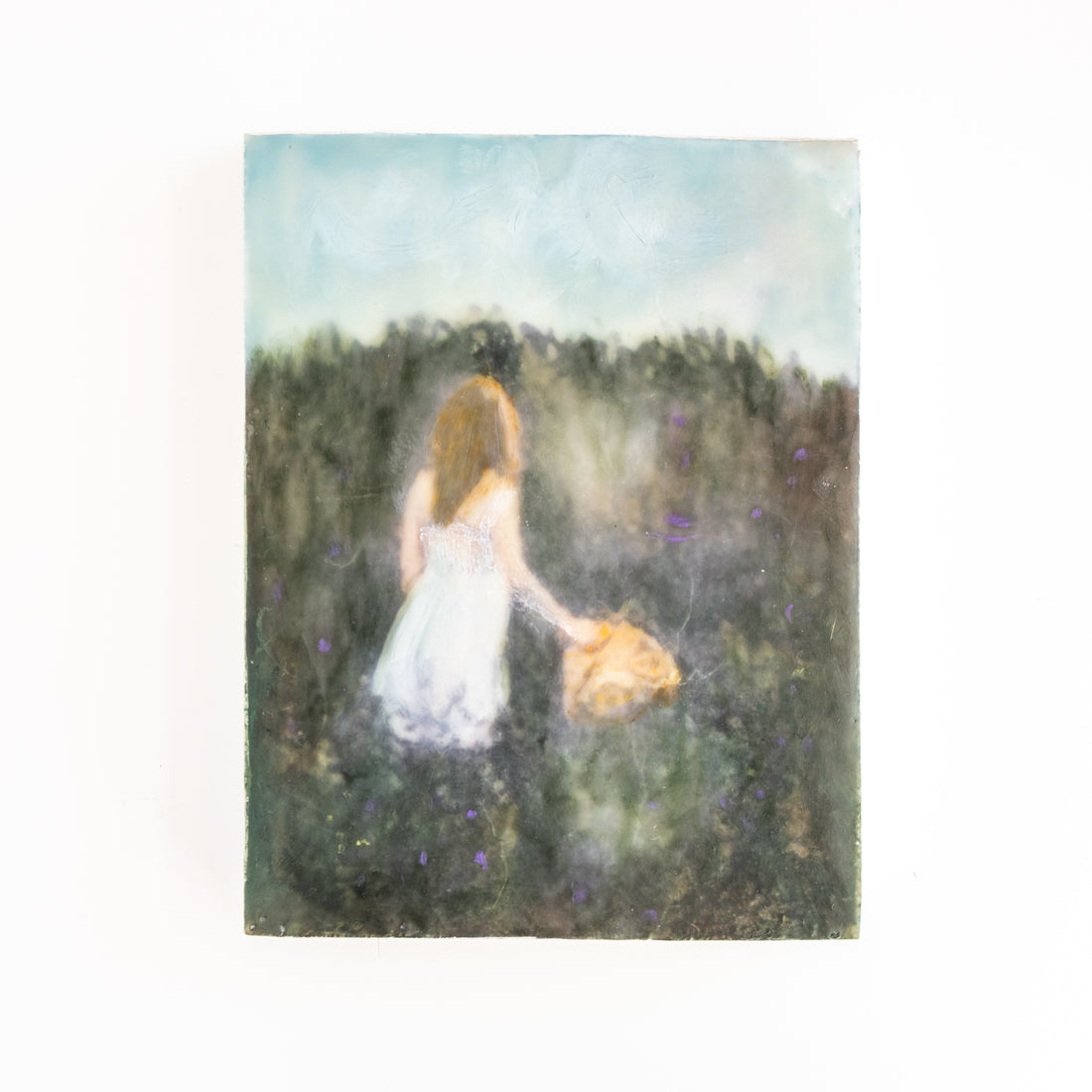 Field of Dreams | 6x8 Encaustic