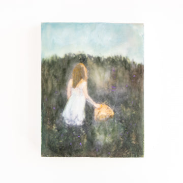 Field of Dreams | 6x8 Encaustic