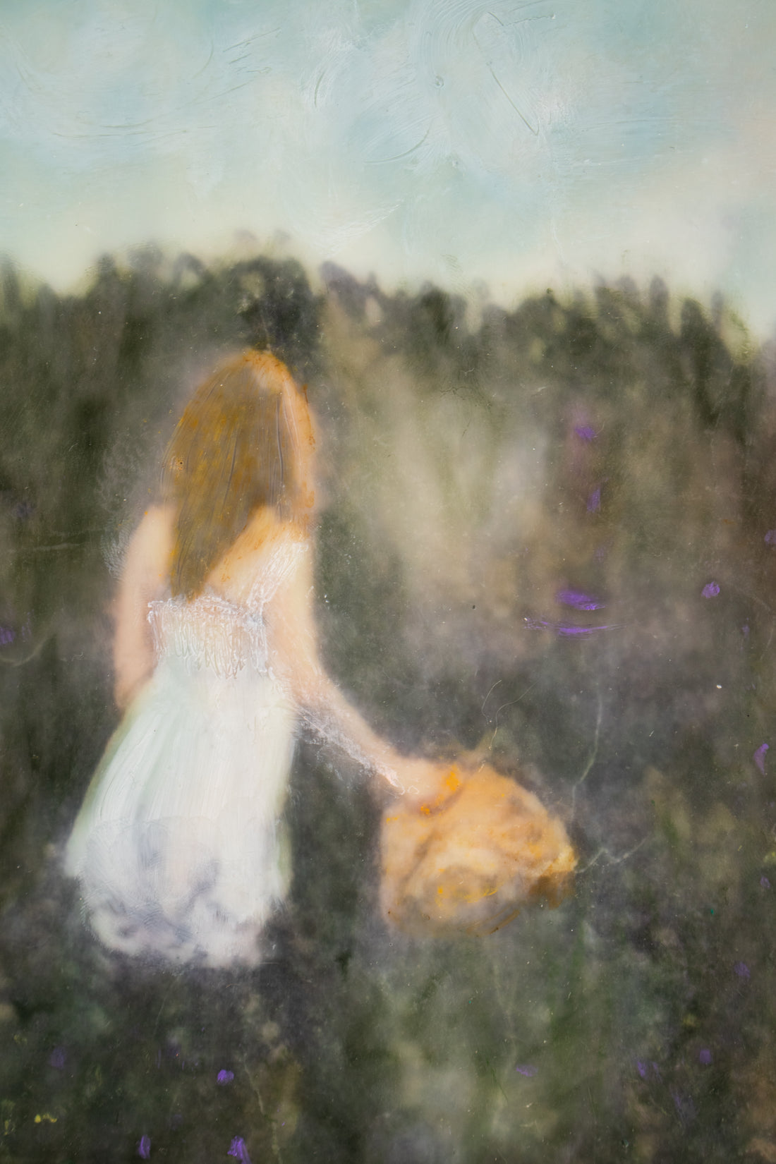 Field of Dreams | 6x8 Encaustic