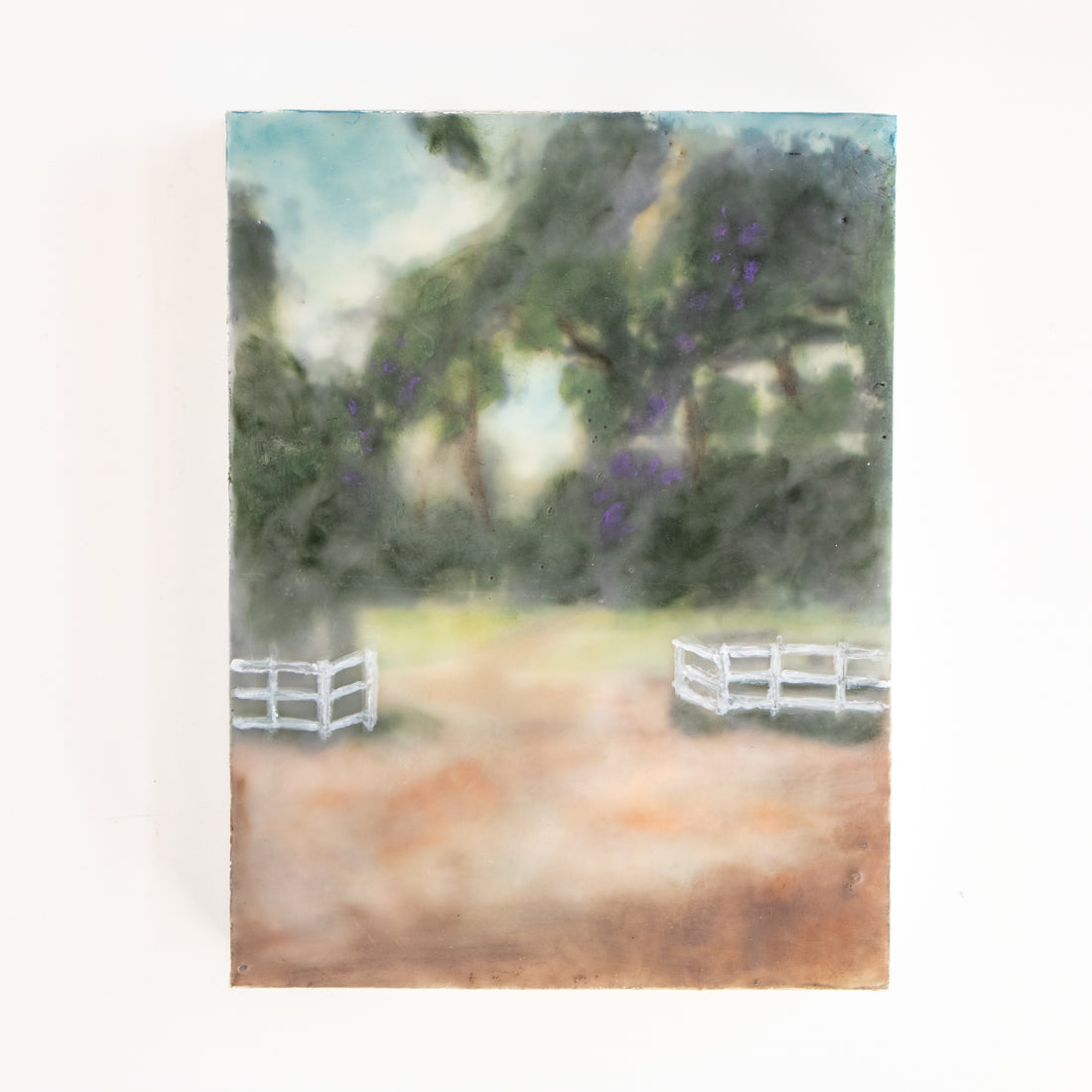 Gate   6x8 Encaustic