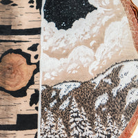 Two Winter Birches | Drawing on Wood
