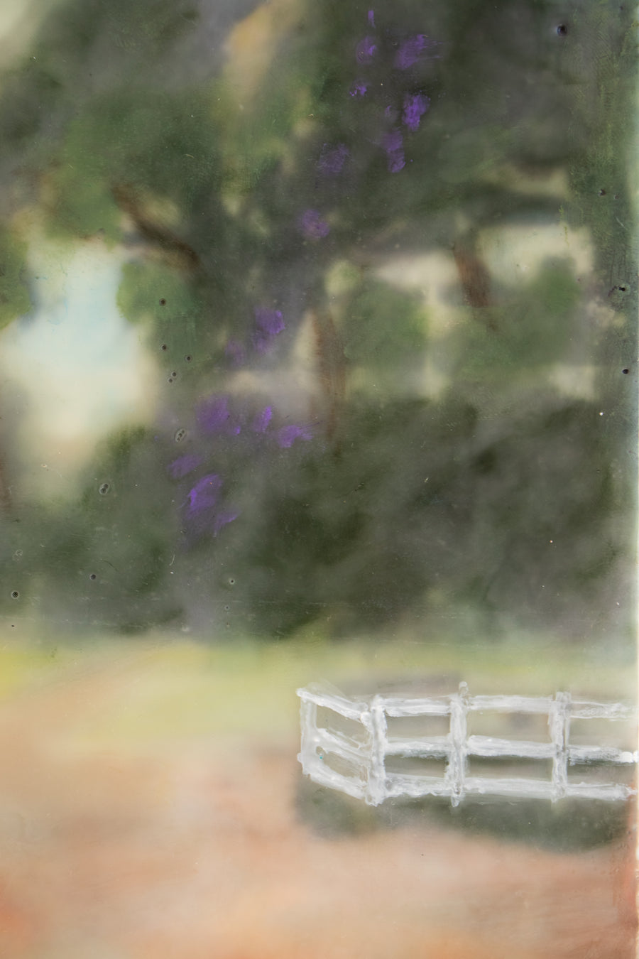 Gate   6x8 Encaustic