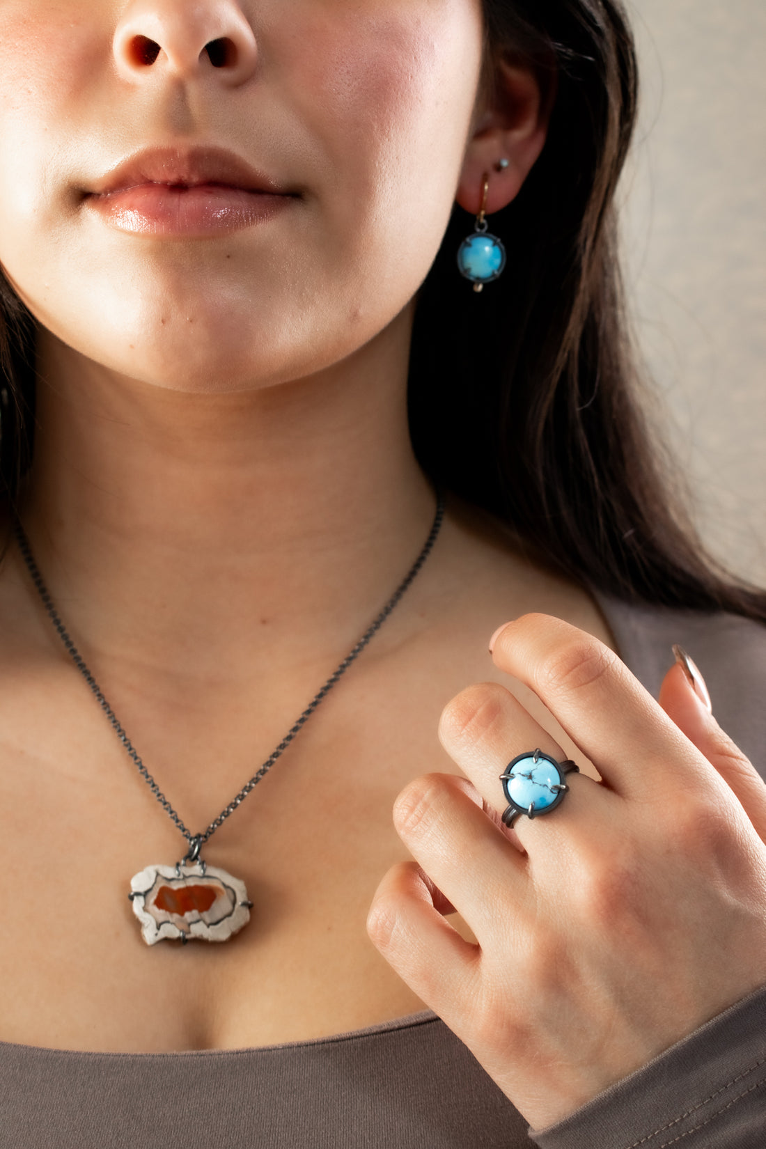 Size 7 | Golden Hills Turquoise Ring