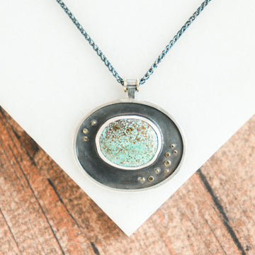 Turquoise Galaxy Necklace