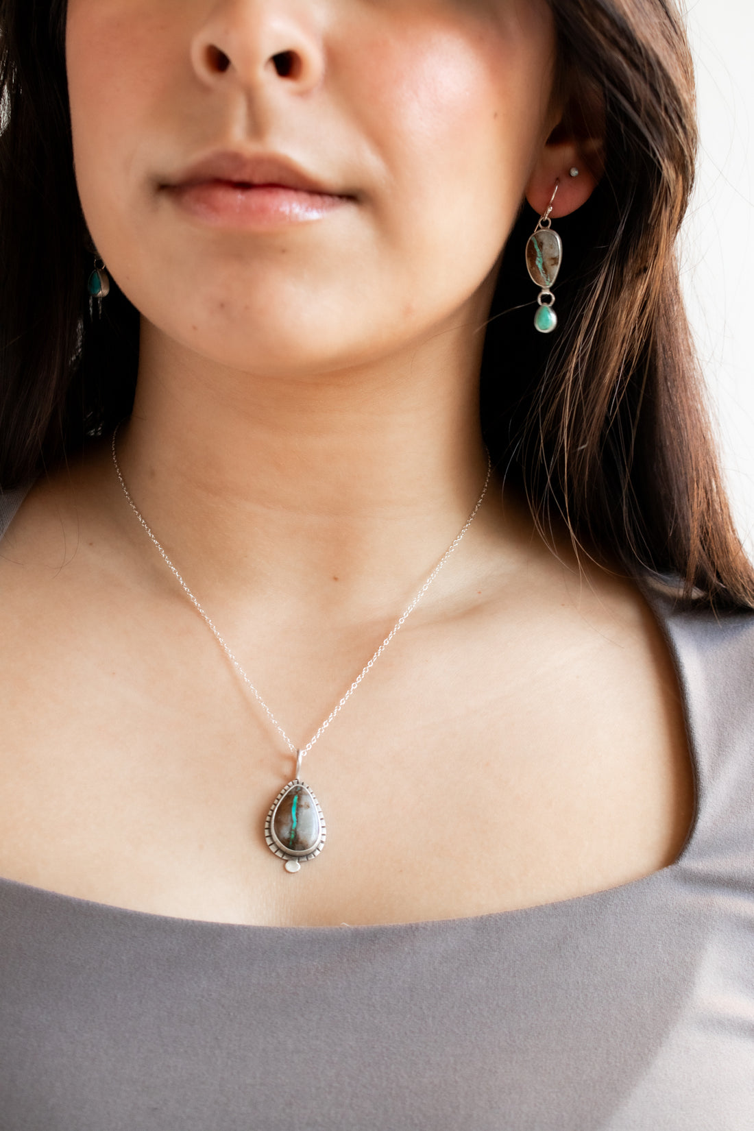 Royston Ribbon Turquoise Necklace no.2